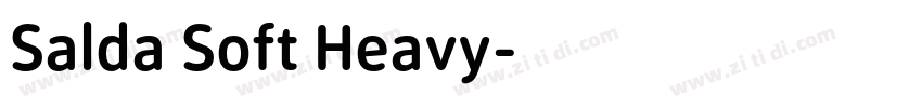 Salda Soft Heavy字体转换